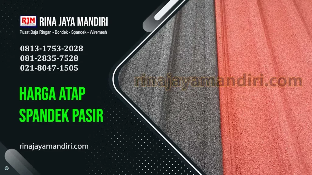 Harga Atap Spandek Pasir